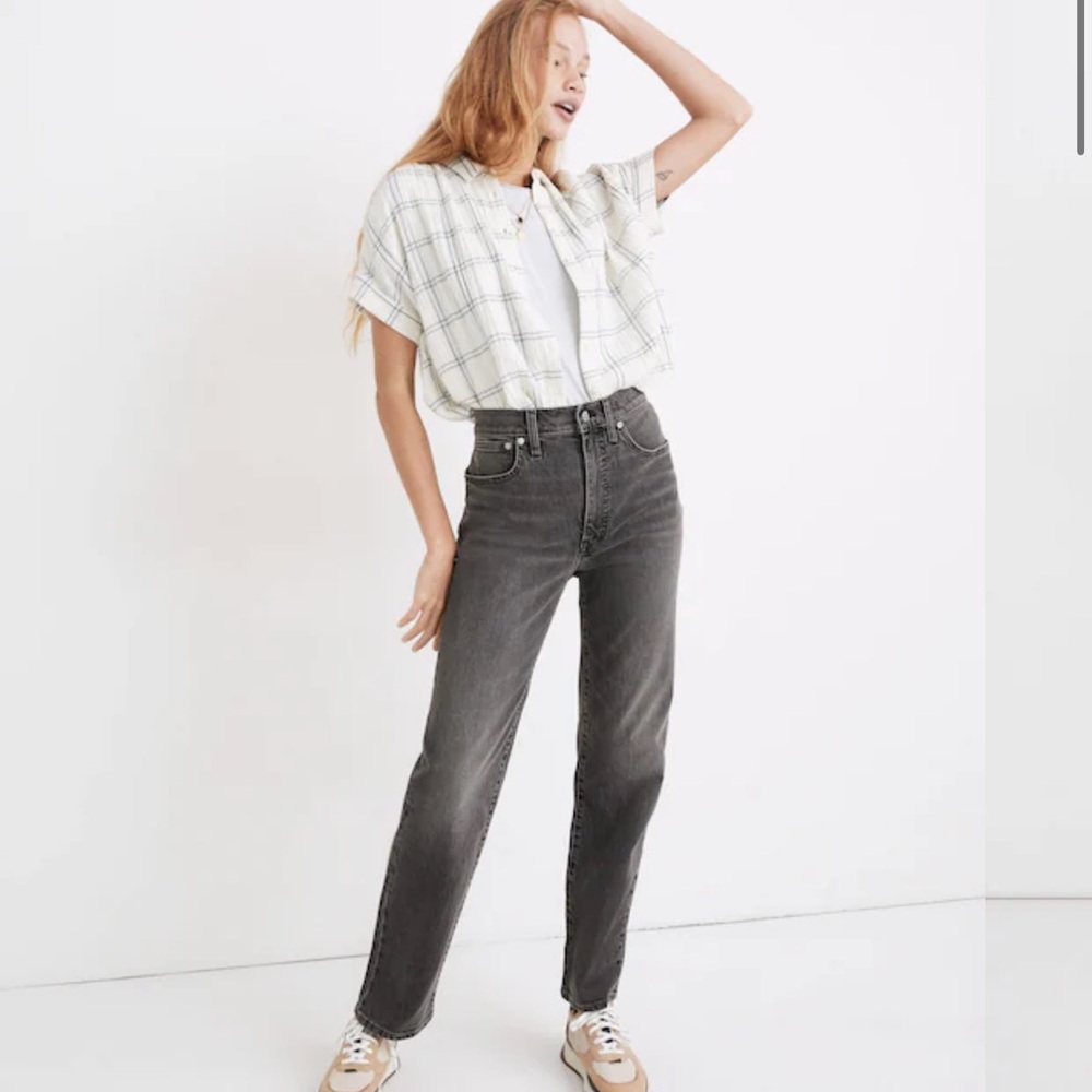 Madewell The Perfect Vintage Straight Jean in Cosner Wash Size 28